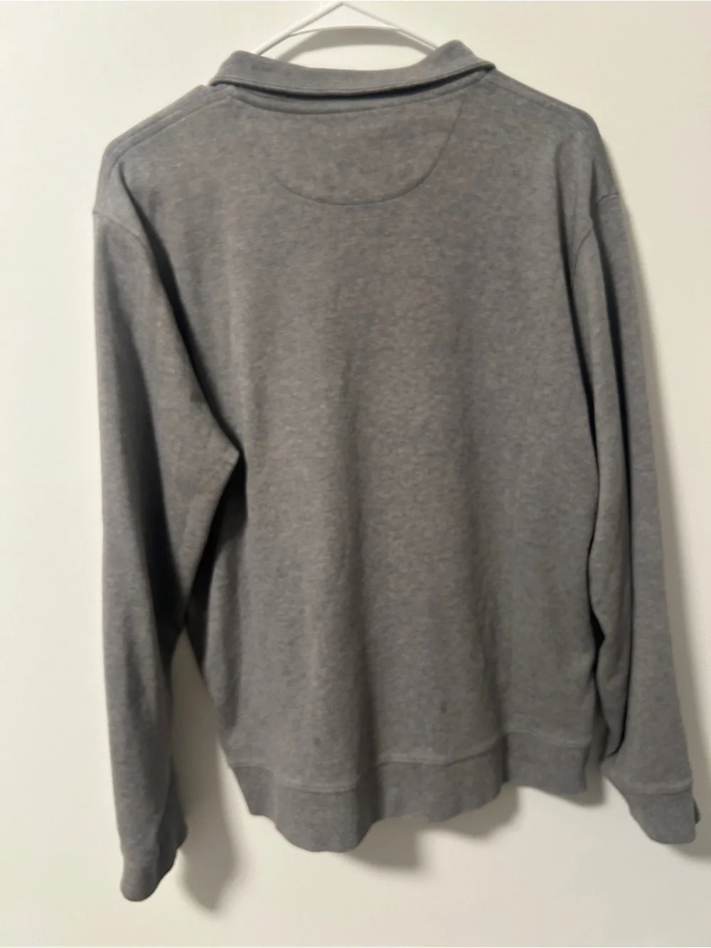 Vineyard Vines Gray Quarter-Zip Pullover